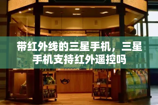 带红外线的三星手机，三星手机支持红外遥控吗-第1张图片-星选测评