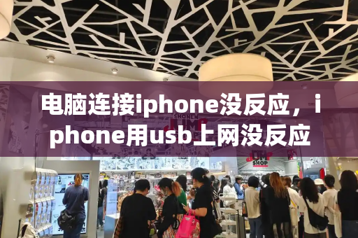 电脑连接iphone没反应，iphone用usb上网没反应-第1张图片-星选测评