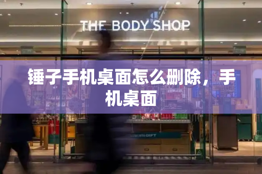 锤子手机桌面怎么删除，手机桌面