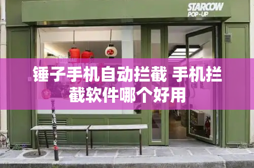 锤子手机自动拦截 手机拦截软件哪个好用-第1张图片-星选测评
