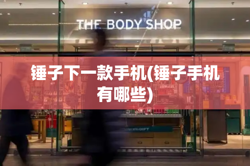 锤子下一款手机(锤子手机有哪些)