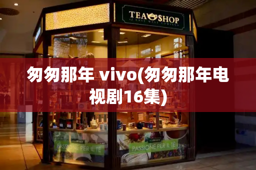 匆匆那年 vivo(匆匆那年电视剧16集)