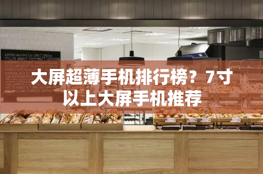 大屏超薄手机排行榜？7寸以上大屏手机推荐-第1张图片-星选测评
