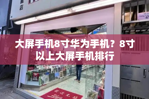 大屏手机8寸华为手机？8寸以上大屏手机排行-第1张图片-星选测评