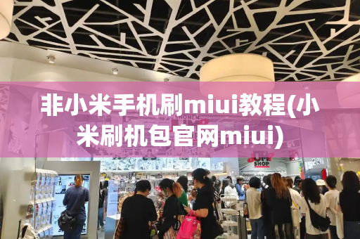 非小米手机刷miui教程(小米刷机包官网miui)