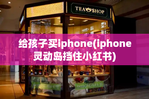 给孩子买iphone(iphone灵动岛挡住小红书)