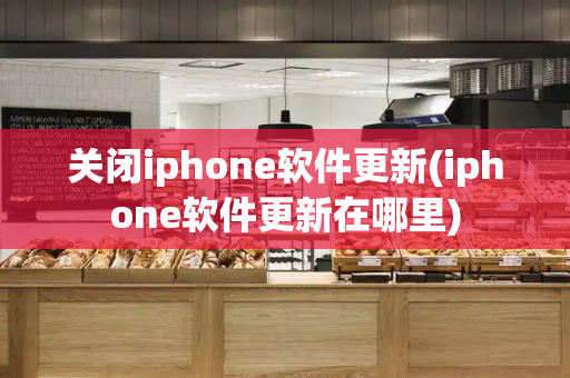 关闭iphone软件更新(iphone软件更新在哪里)-第1张图片-星选测评