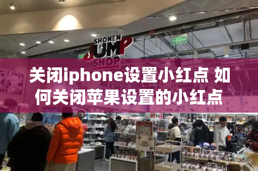 关闭iphone设置小红点 如何关闭苹果设置的小红点