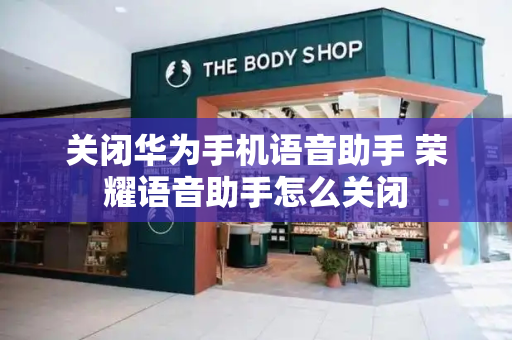 关闭华为手机语音助手 荣耀语音助手怎么关闭