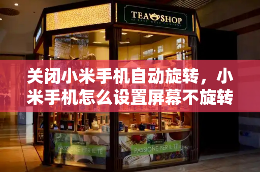 关闭小米手机自动旋转，小米手机怎么设置屏幕不旋转-第1张图片-星选测评