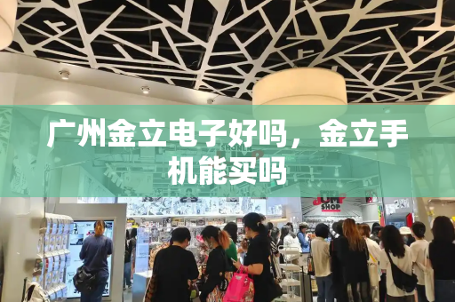 广州金立电子好吗，金立手机能买吗