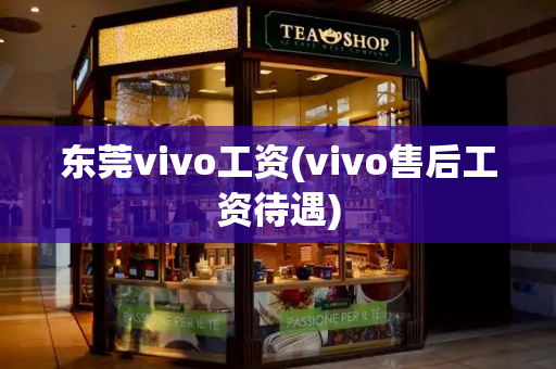 东莞vivo工资(vivo售后工资待遇)-第1张图片-星选测评