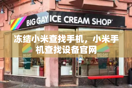 冻结小米查找手机，小米手机查找设备官网-第1张图片-星选测评