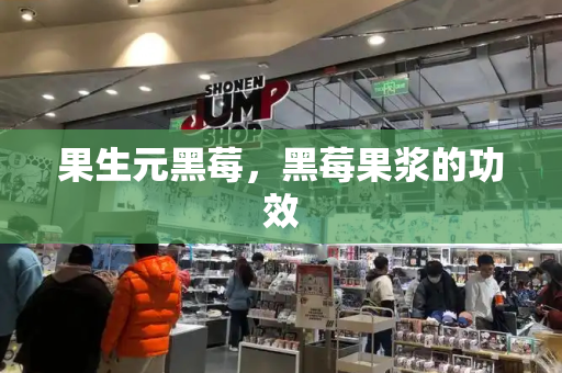 果生元黑莓，黑莓果浆的功效-第1张图片-星选测评