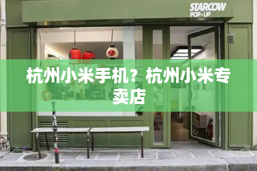 杭州小米手机？杭州小米专卖店-第1张图片-星选测评