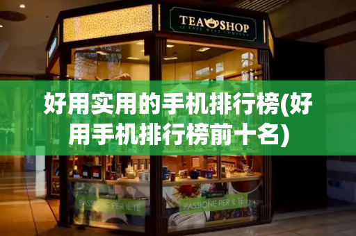好用实用的手机排行榜(好用手机排行榜前十名)