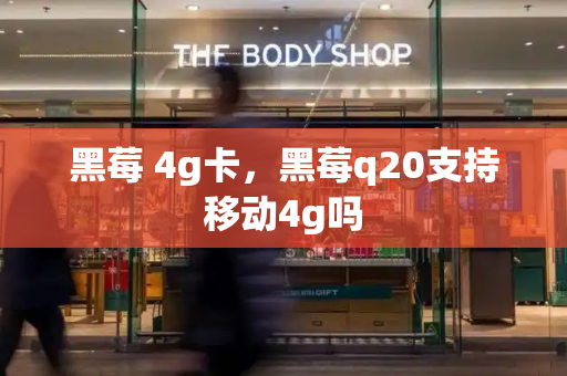 黑莓 4g卡，黑莓q20支持移动4g吗-第1张图片-星选测评