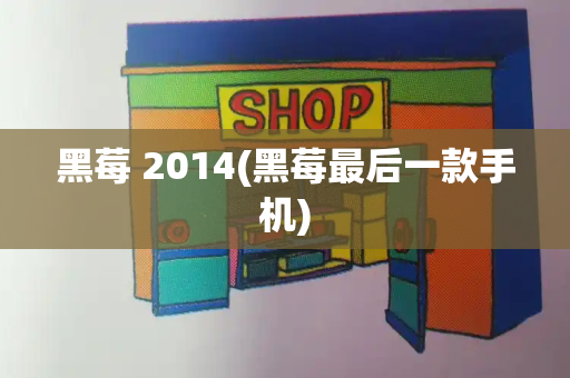 黑莓 2014(黑莓最后一款手机)-第1张图片-星选测评