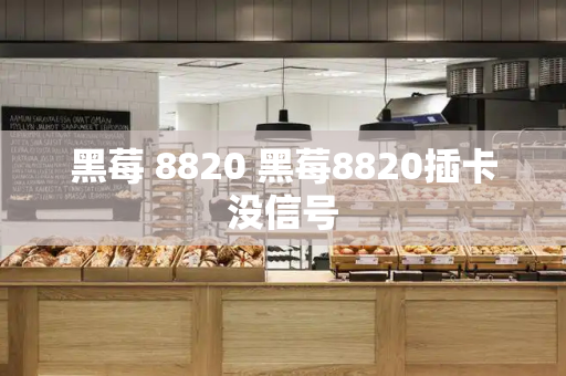 黑莓 8820 黑莓8820插卡没信号-第1张图片-星选测评