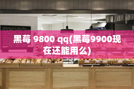 黑莓 9800 qq(黑莓9900现在还能用么)