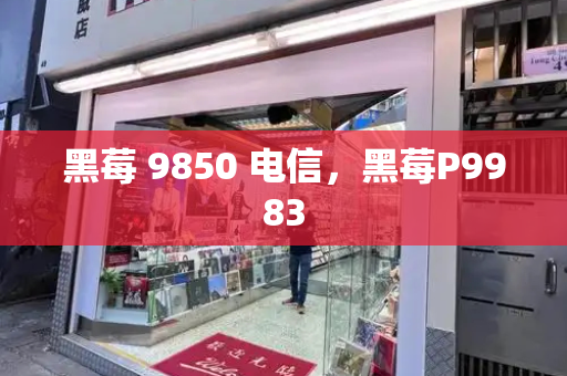 黑莓 9850 电信，黑莓P9983