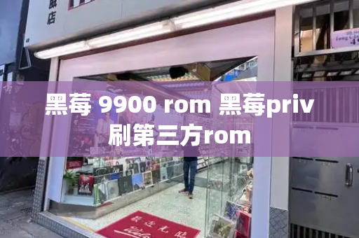 黑莓 9900 rom 黑莓priv刷第三方rom