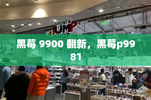 黑莓 9900 翻新，黑莓p9981