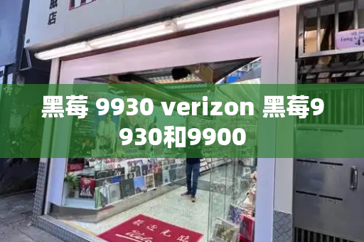 黑莓 9930 verizon 黑莓9930和9900