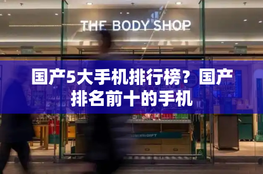 国产5大手机排行榜？国产排名前十的手机