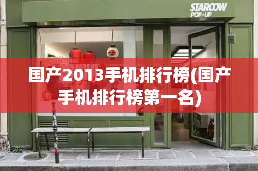 国产2013手机排行榜(国产手机排行榜第一名)