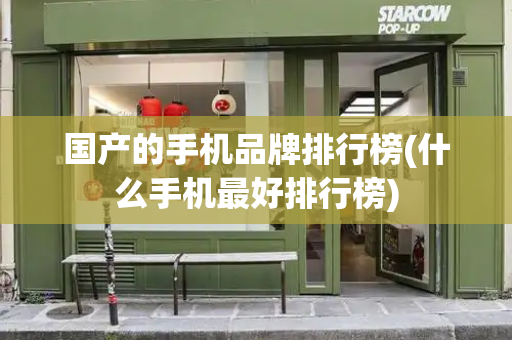国产的手机品牌排行榜(什么手机最好排行榜)