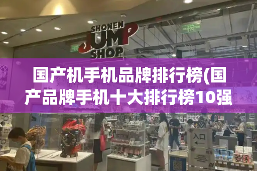 国产机手机品牌排行榜(国产品牌手机十大排行榜10强)