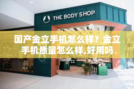 国产金立手机怎么样？金立手机质量怎么样,好用吗-第1张图片-星选测评