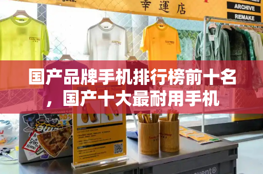 国产品牌手机排行榜前十名，国产十大最耐用手机-第1张图片-星选测评