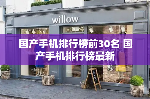 国产手机排行榜前30名 国产手机排行榜最新