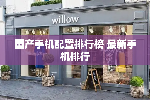 国产手机配置排行榜 最新手机排行