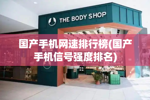 国产手机网速排行榜(国产手机信号强度排名)