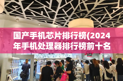 国产手机芯片排行榜(2024年手机处理器排行榜前十名)