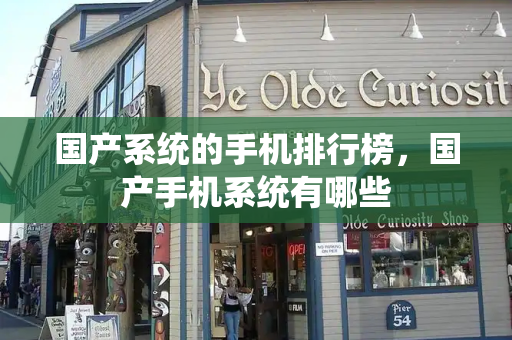 国产系统的手机排行榜，国产手机系统有哪些