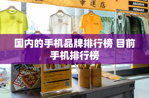 国内的手机品牌排行榜 目前手机排行榜