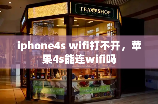 iphone4s wifi打不开，苹果4s能连wifi吗