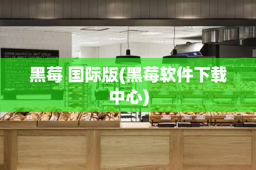 黑莓 国际版(黑莓软件下载中心)