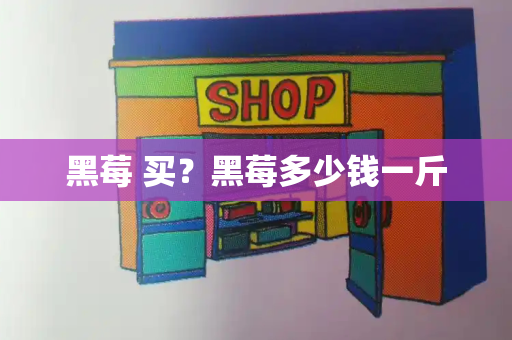 黑莓 买？黑莓多少钱一斤