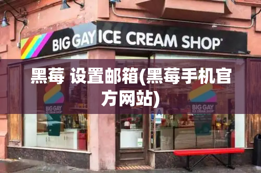 黑莓 设置邮箱(黑莓手机官方网站)