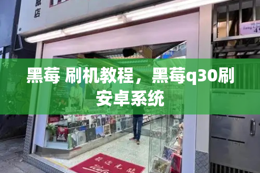 黑莓 刷机教程，黑莓q30刷安卓系统-第1张图片-星选测评