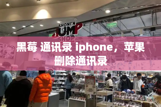 黑莓 通讯录 iphone，苹果删除通讯录