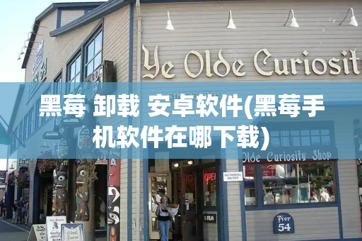 黑莓 卸载 安卓软件(黑莓手机软件在哪下载)