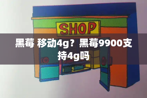 黑莓 移动4g？黑莓9900支持4g吗