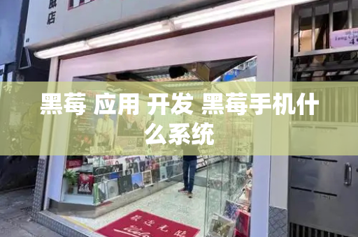 黑莓 应用 开发 黑莓手机什么系统