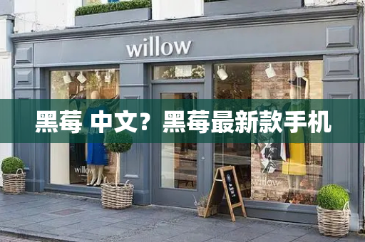 黑莓 中文？黑莓最新款手机